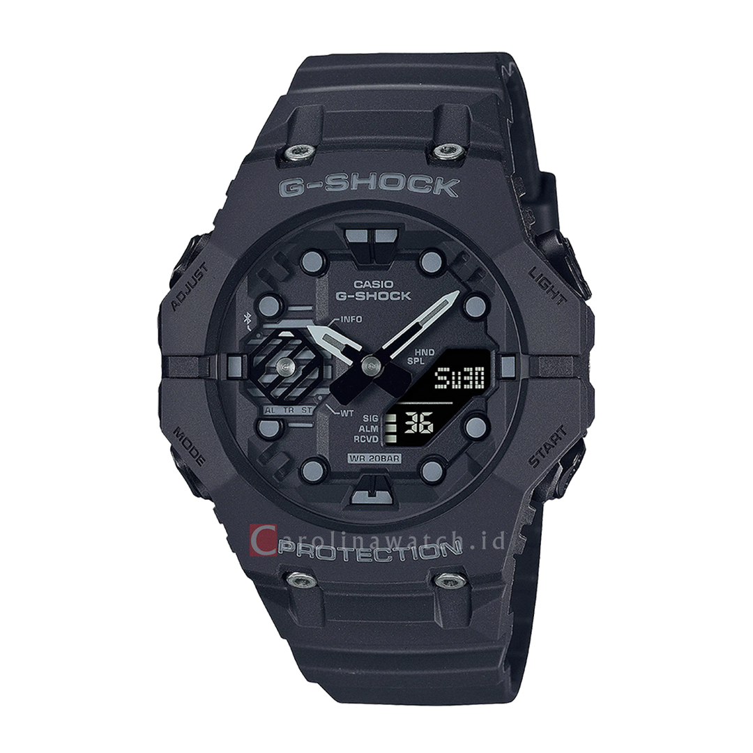 Jam Tangan Casio G-Shock GA-B001-1A Men Black Digital Analog Dial Black Resin Band