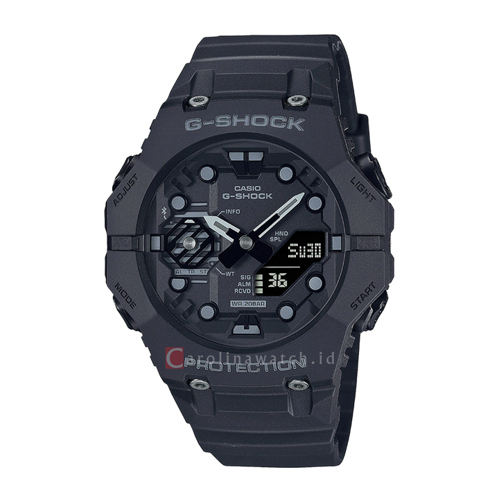 Jam Tangan Casio G-Shock GA-B001-1A Men Black Digital Analog Dial Black Resin Band