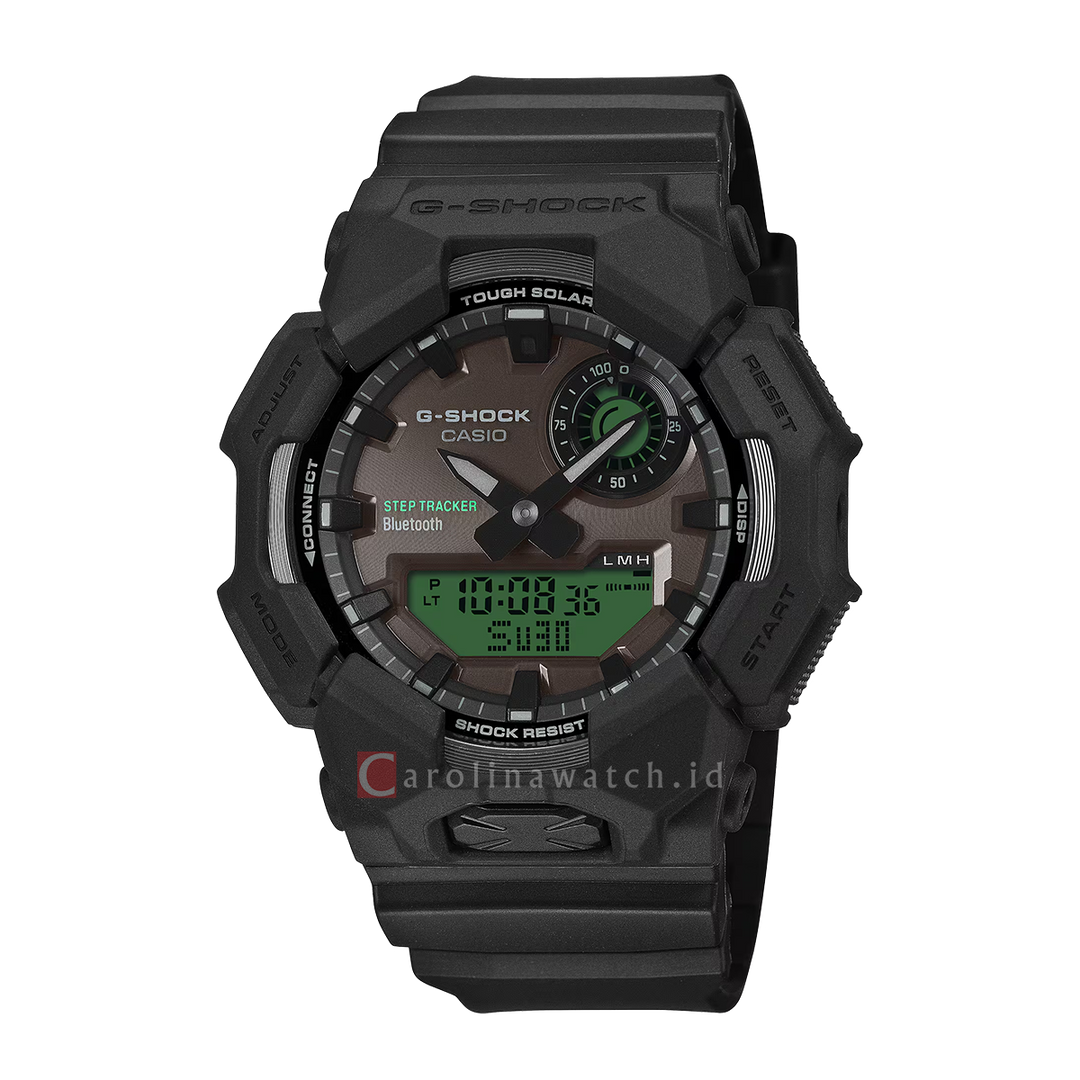 Jam Tangan Casio G-Shock GA-B010BEG-1A Men Green Analog Digital Dial Black Resin Band