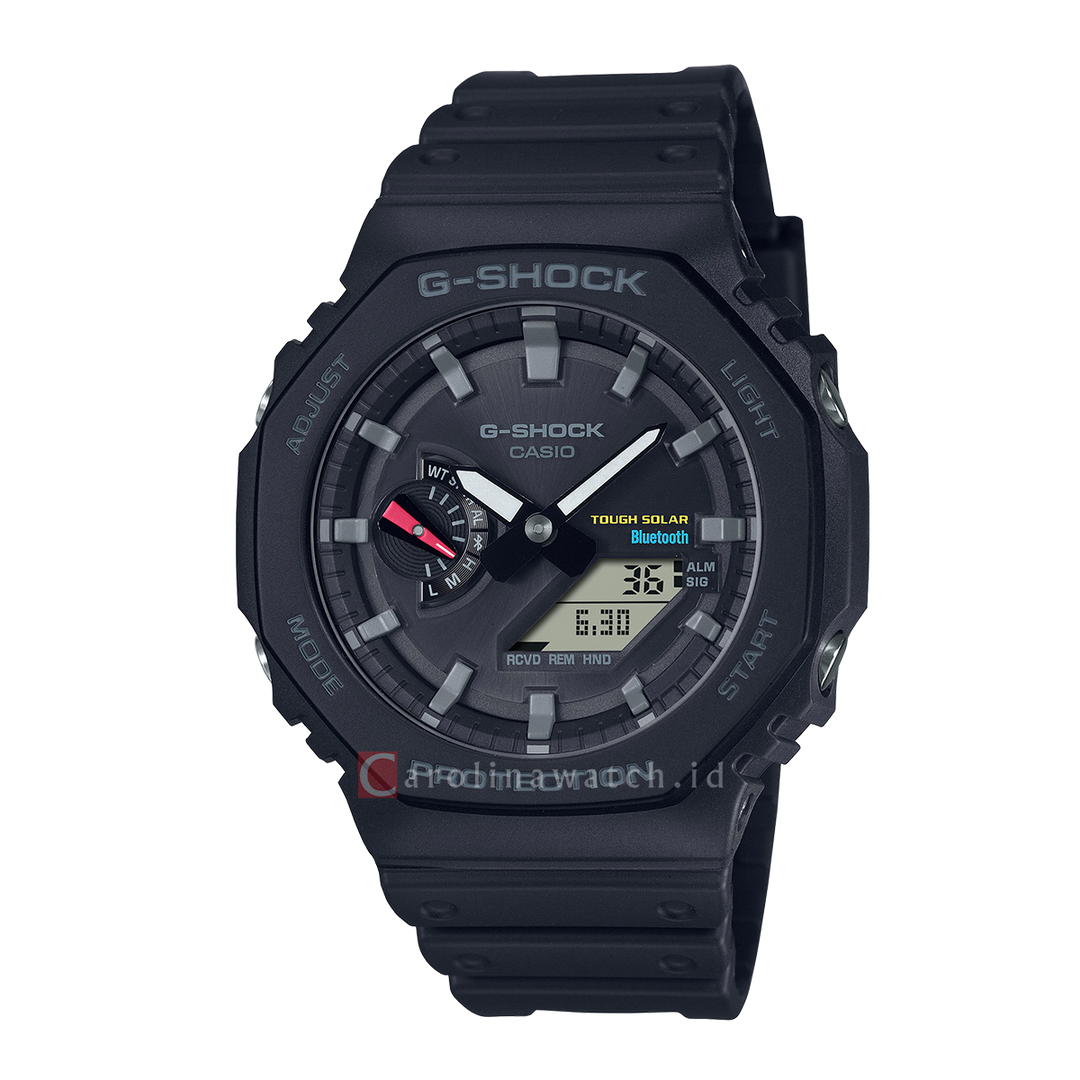 Jam Tangan CASIO G SHOCK GA-B2100-1A Digital Analog Dial Black Resin Band