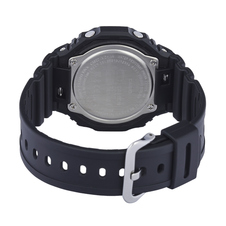 Jam Tangan CASIO G SHOCK GA-B2100BBR-1A Men Black Digital Analog Dial Black Resin Band