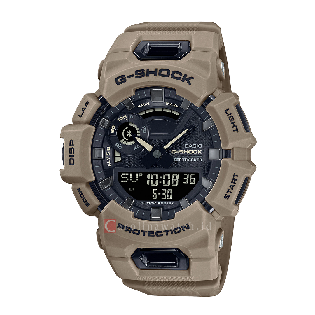 Jam Tangan CASIO G SHOCK GBA-900UU-5A Men Digital Analog Dial Brown Resin Band