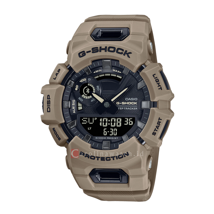 Jam Tangan CASIO G SHOCK GBA-900UU-5A Men Digital Analog Dial Brown Resin Band