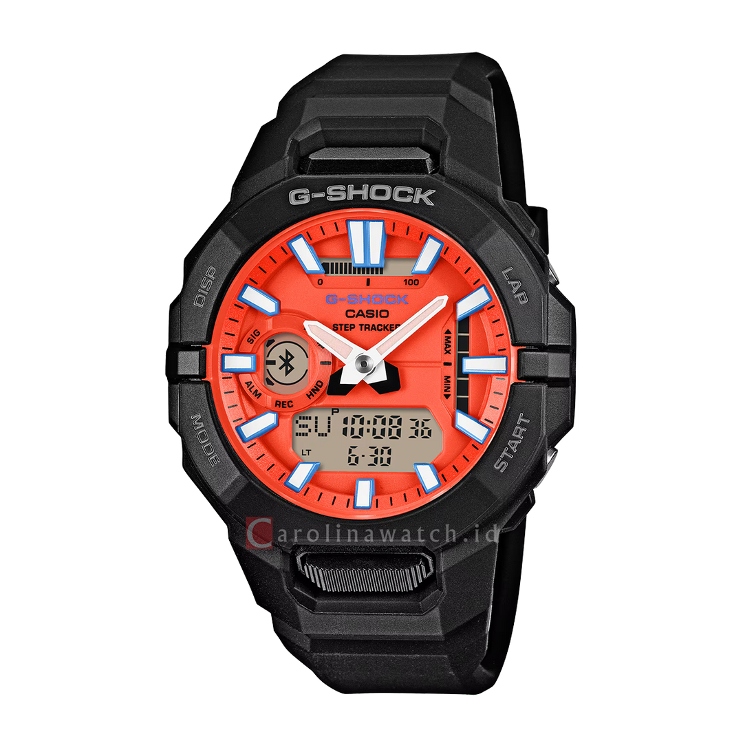 Jam Tangan CASIO G-SHOCK GBA-950-1A4 G-Squad Men Digital Analog Dial Black Resin Band