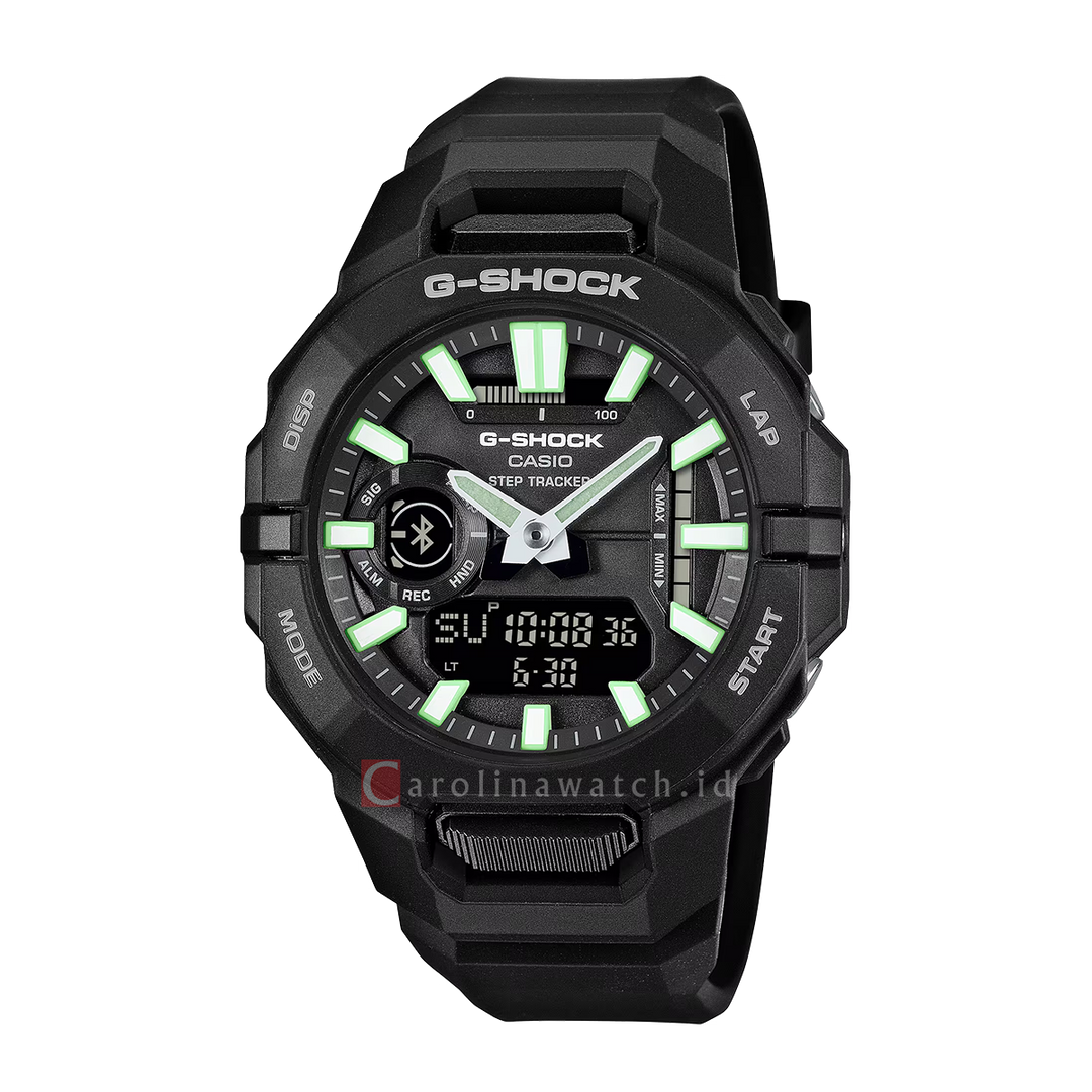 Jam Tangan CASIO G-SHOCK GBA-950-1A G-Squad Men Digital Analog Dial Black Resin Band