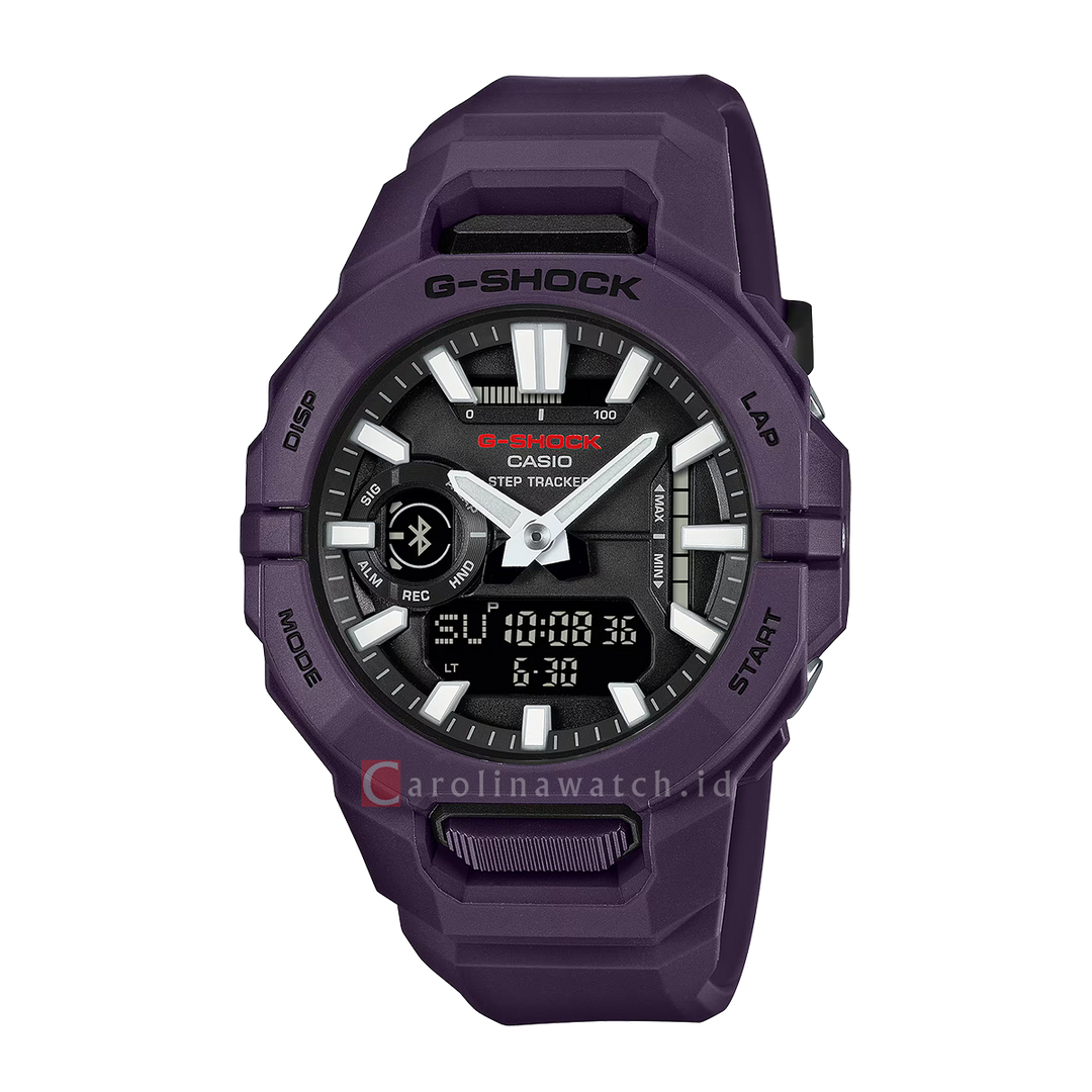 Jam Tangan CASIO G-SHOCK GBA-950-2A G-Squad Men Digital Analog Dial Purple Resin Band