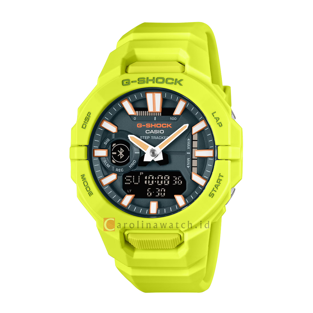Jam Tangan CASIO G-SHOCK GBA-950-9A3 G-Squad Men Digital Analog Dial Green Resin Band