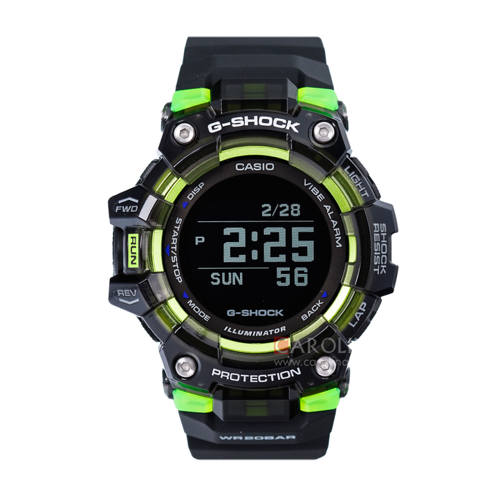 Jam Tangan CASIO G SHOCK GBD-100SM-1D Men Digital Dial Black Resin Band