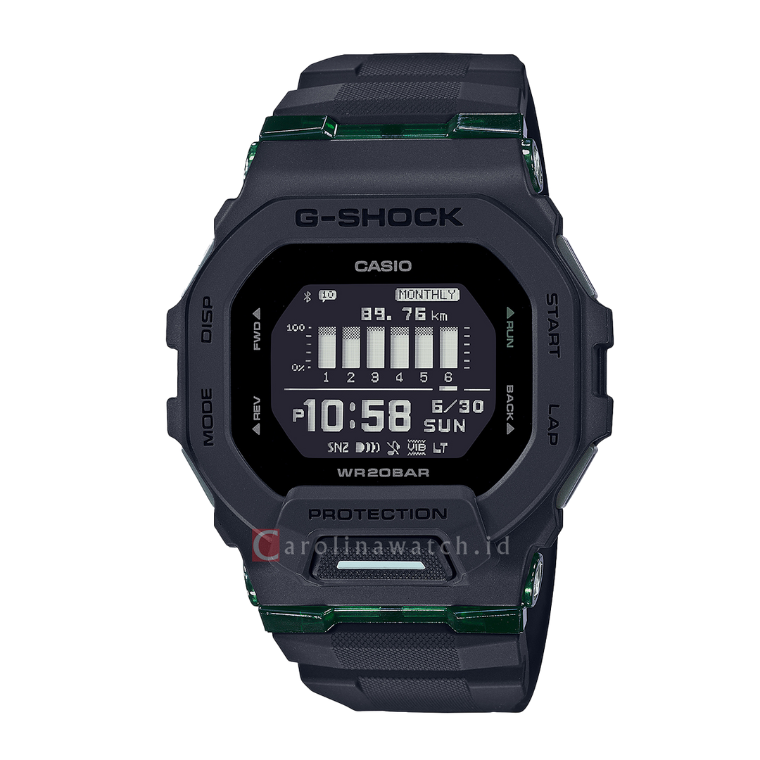 Jam Tangan CASIO G-SHOCK GBD-200UU-1D Men Digital Dial Black Resin Band