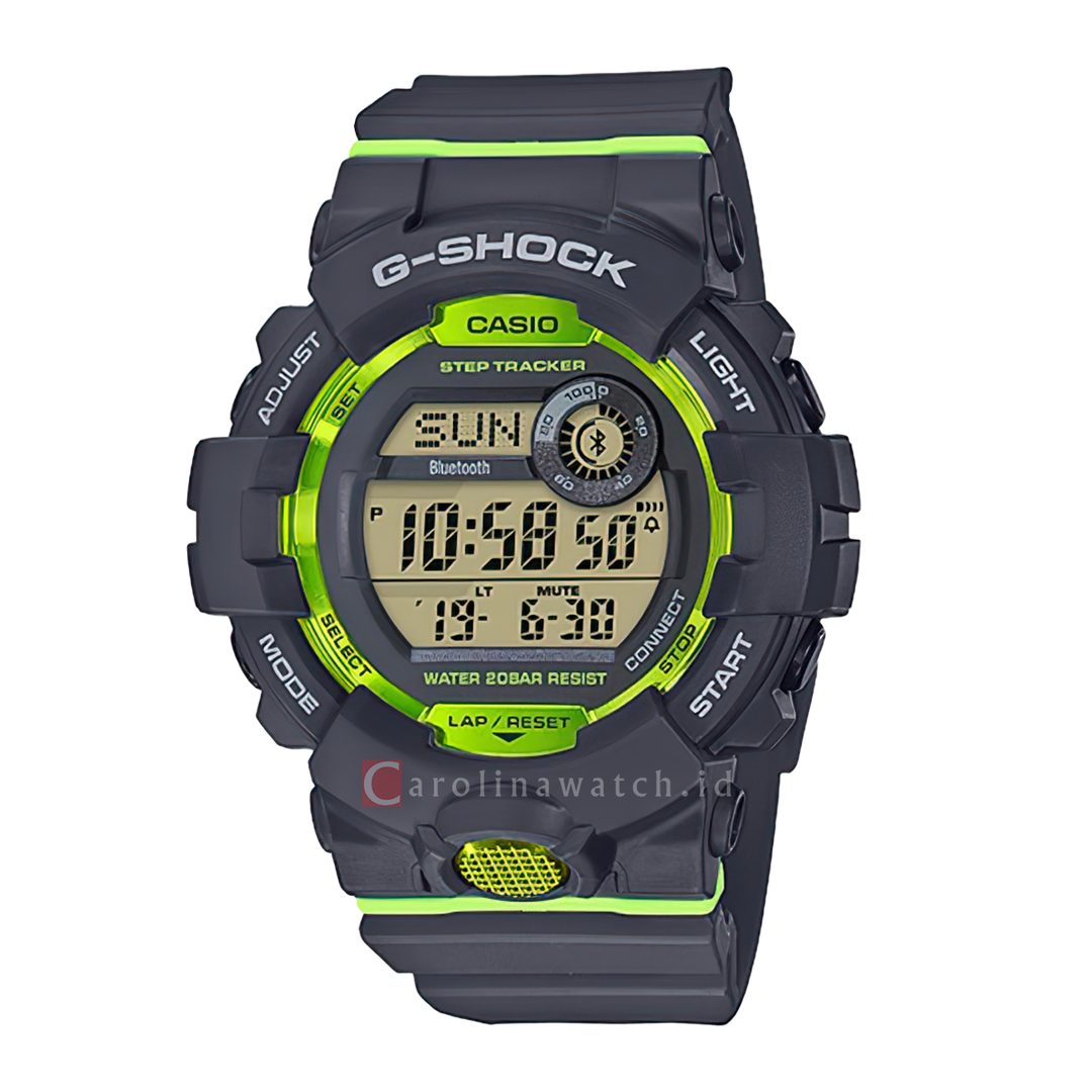 Jam Tangan Casio G-Shock GBD-800-8D Men Digital Dial Grey Resin Band