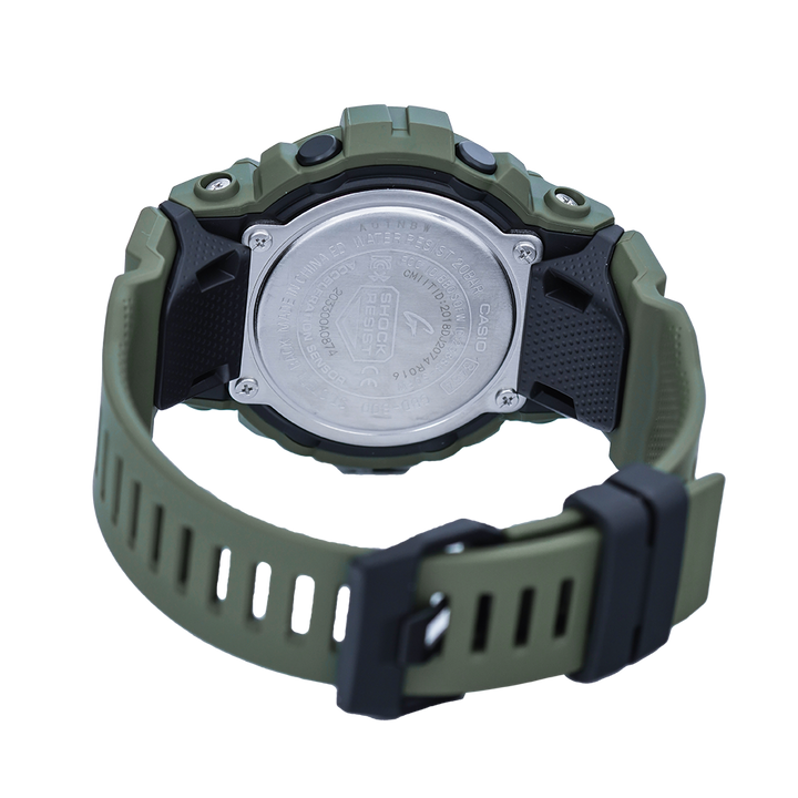 Jam Tangan Casio G-Shock GBD-800UC-3D Men Smart Bluetooth Digital Dial Green Resin Band