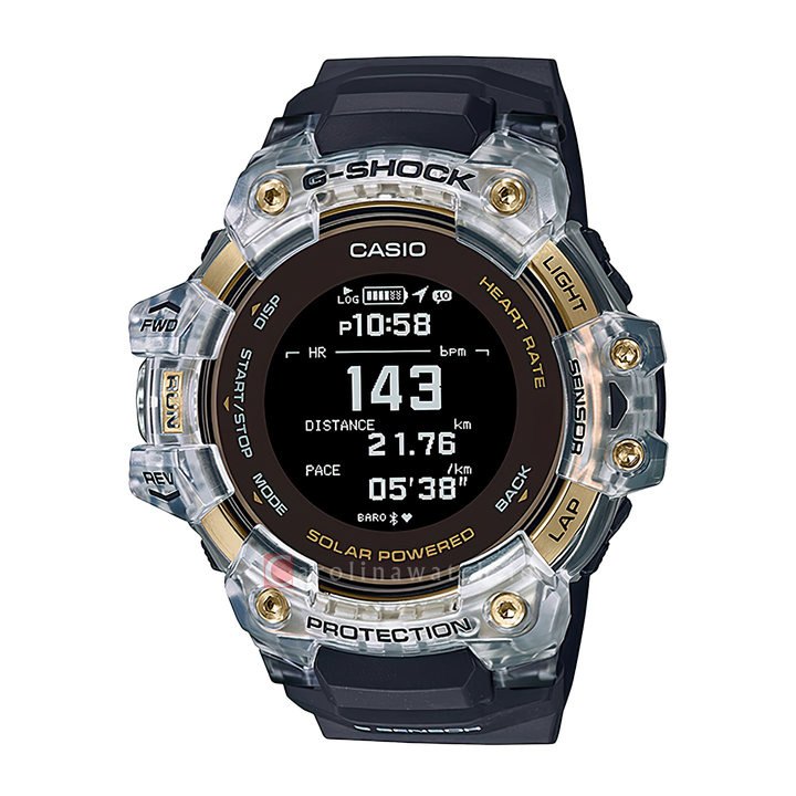 Jam Tangan CASIO G SHOCK GBD-H1000-1A9 Men Digital Dial Black Resin Band