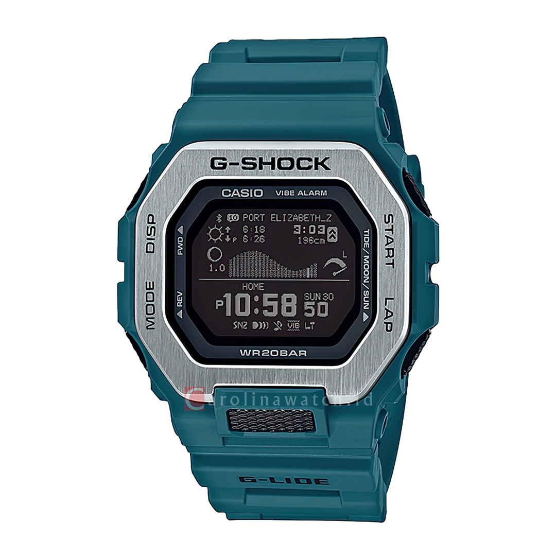 Jam Tangan G-Shock G-Lide GBX-100-2D Men Digital Dial Tosca Resin Band