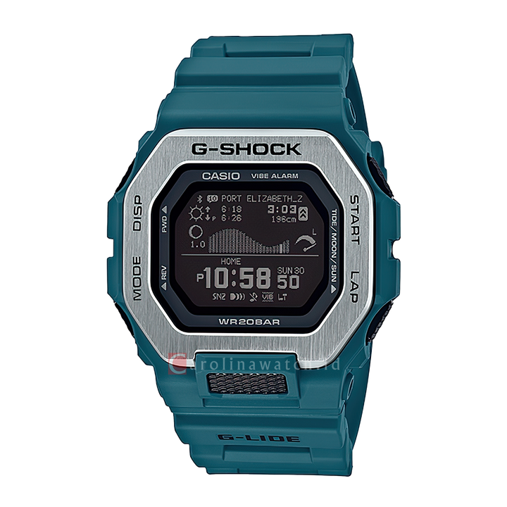 Jam Tangan G-Shock G-Lide GBX-100-2D Men Digital Dial Tosca Resin Band