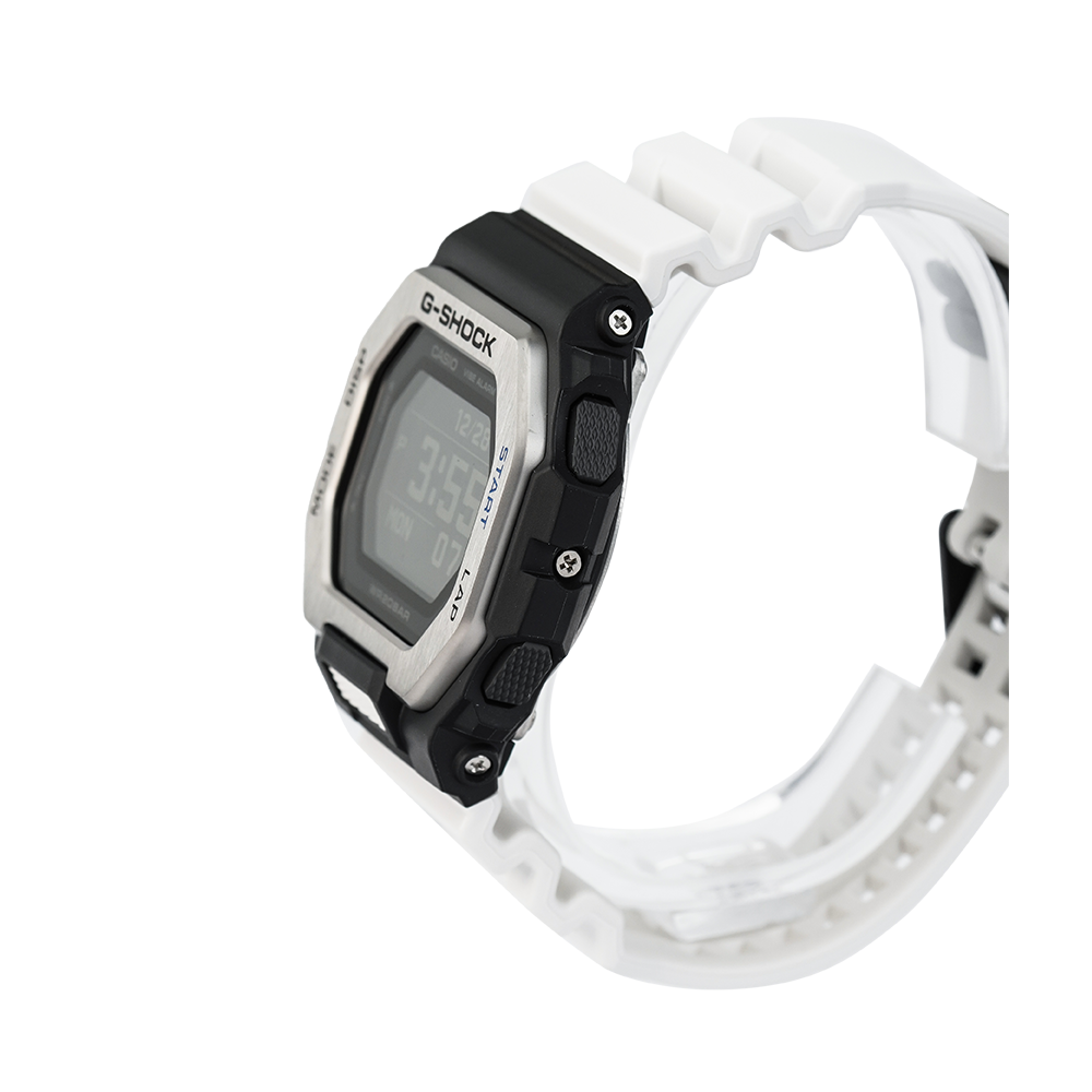 Jam Tangan G-Shock G-Lide GBX-100-7D Men Digital Dial White Resin Band