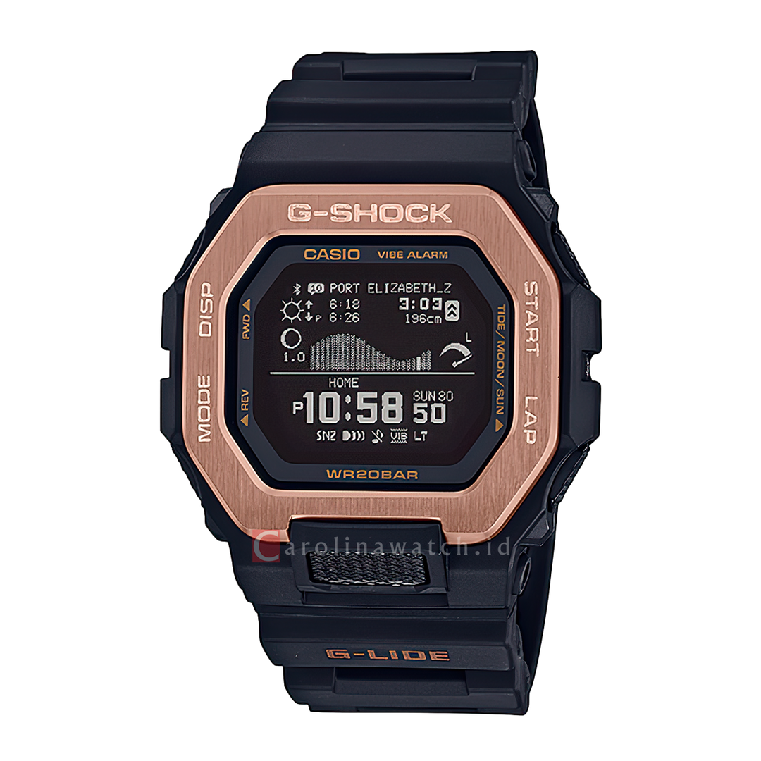 Jam Tangan Casio G-Shock GBX-100NS-4D G-Lide Digital Dial Black Resin Band