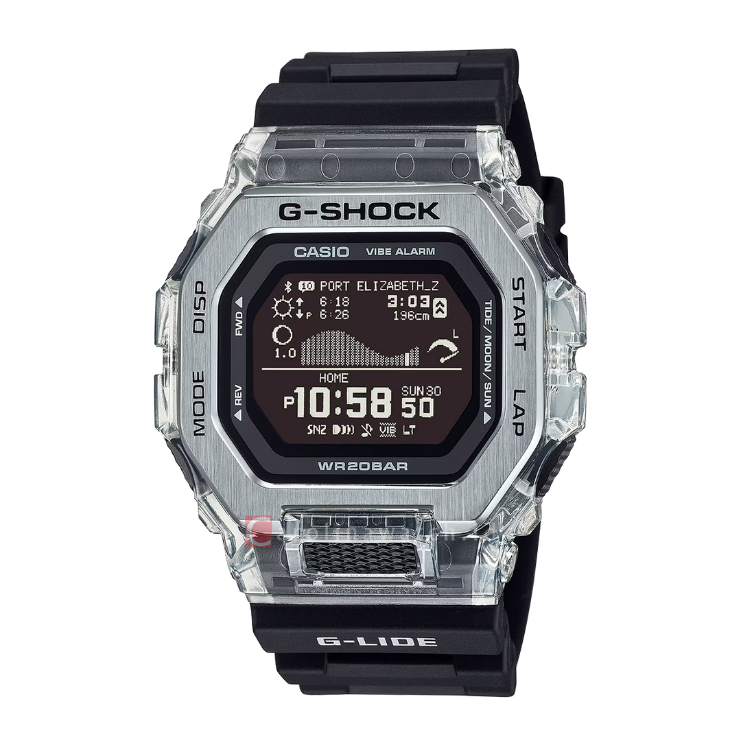 Jam Tangan G-Shock G-Lide GBX-100S-1D Men Digital Dial Black Resin Band