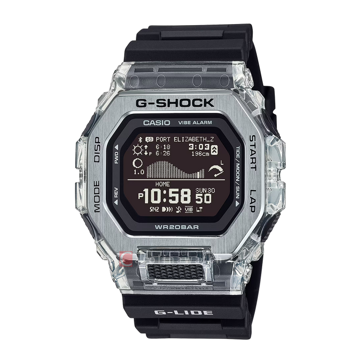 Jam Tangan G-Shock G-Lide GBX-100S-1D Men Digital Dial Black Resin Band