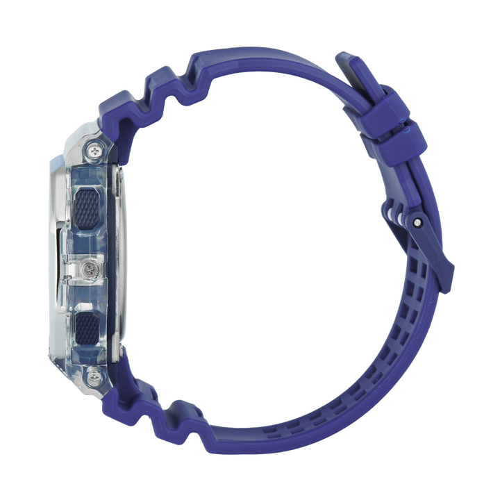 Jam Tangan G-Shock G-Lide GBX-100S-2D Men Digital Dial Blue Resin Band