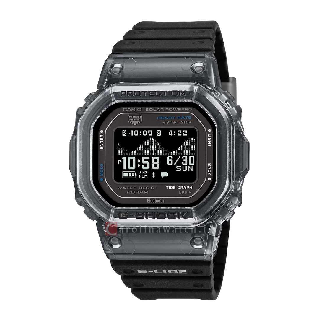 Jam Tangan Casio G-Shock G-Lide GBX-H5600-1D Men Digital Dial Black Resin band
