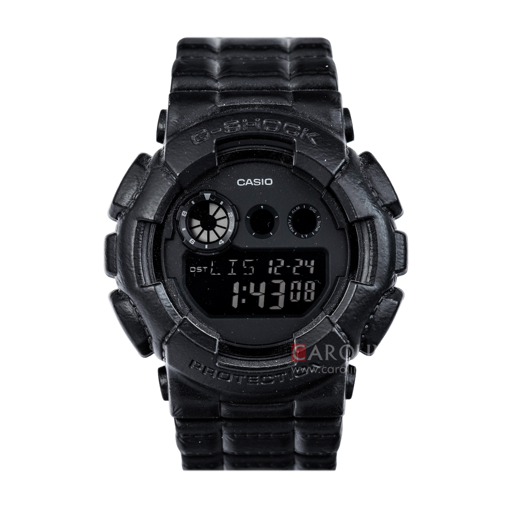 Jam Tangan CASIO G SHOCK GD-120BT-1D Men Digital Dial Black Resin Band