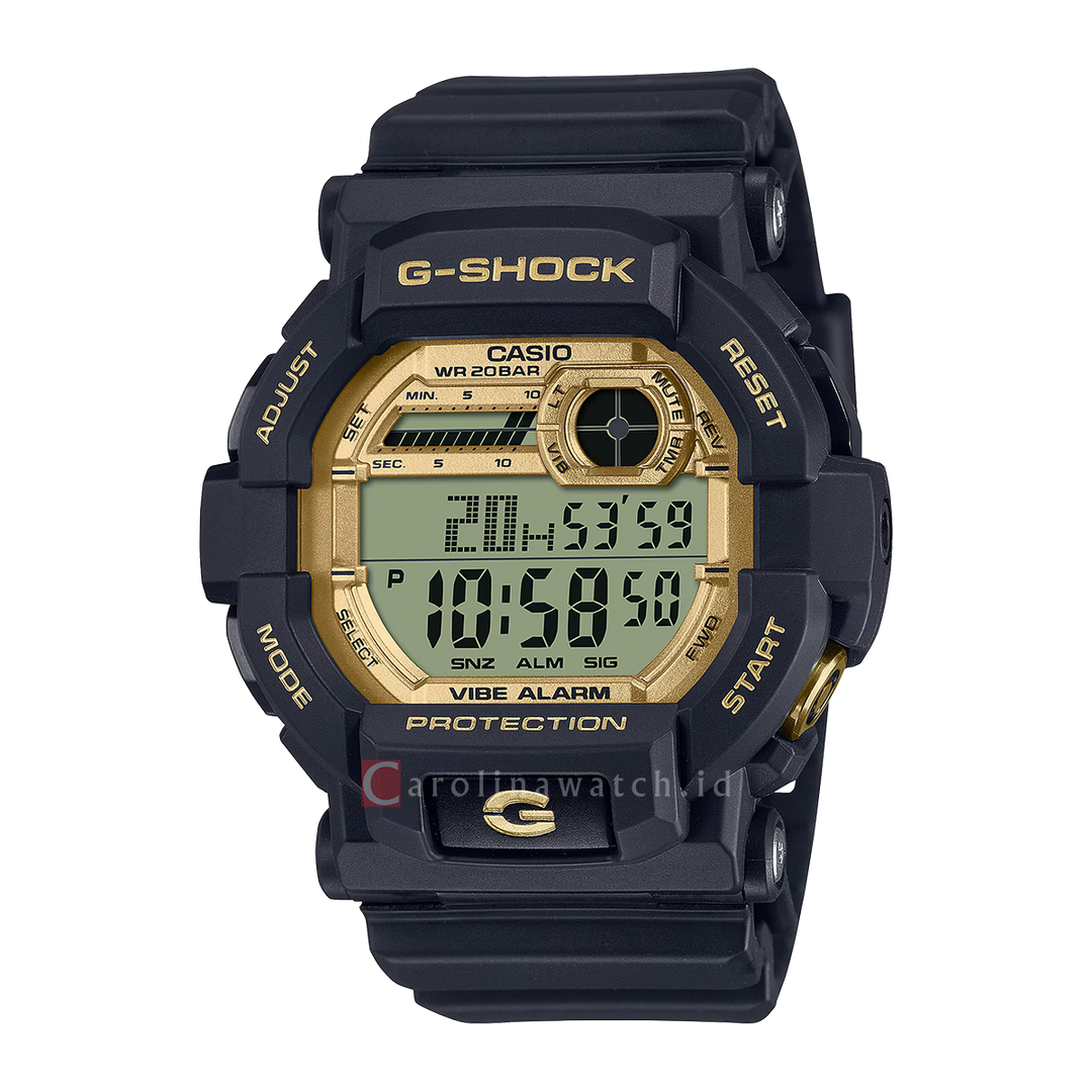 Jam Tangan CASIO G-SHOCK GD-350GB-1D Men Digital Dial Black Resin Band