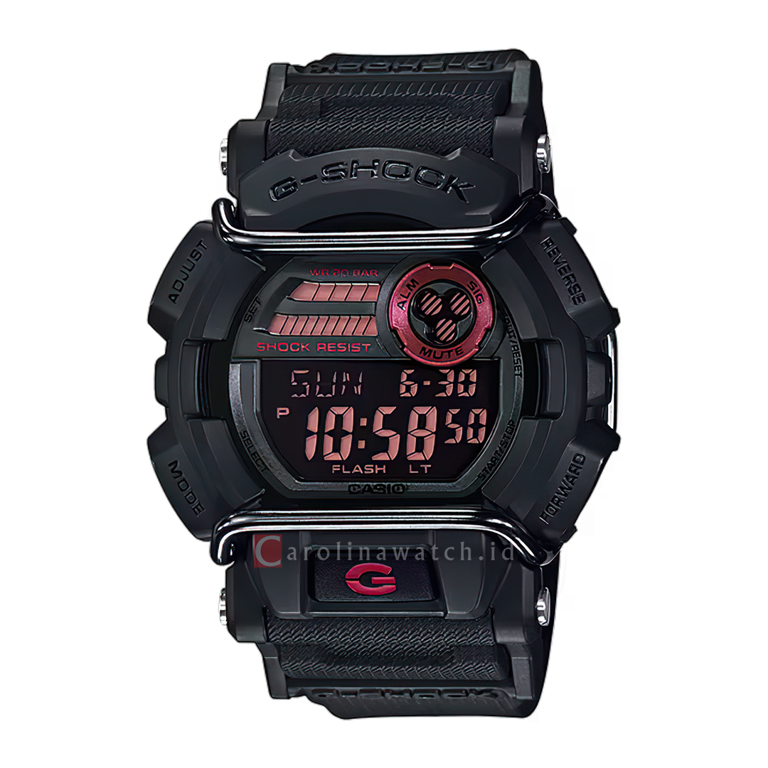 Jam Tangan CASIO G SHOCK GD-400-1D Men Digital Dial Black Resin Band