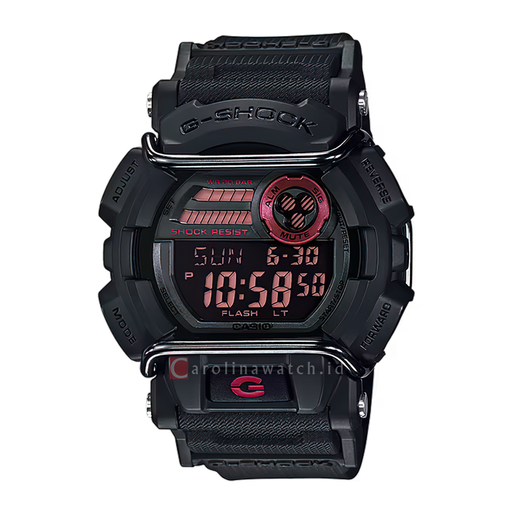 Jam Tangan CASIO G SHOCK GD-400-1D Men Digital Dial Black Resin Band