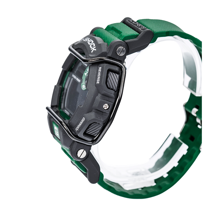 Jam Tangan CASIO G SHOCK GD-400-3D Men Digital Dial Green Resin Band