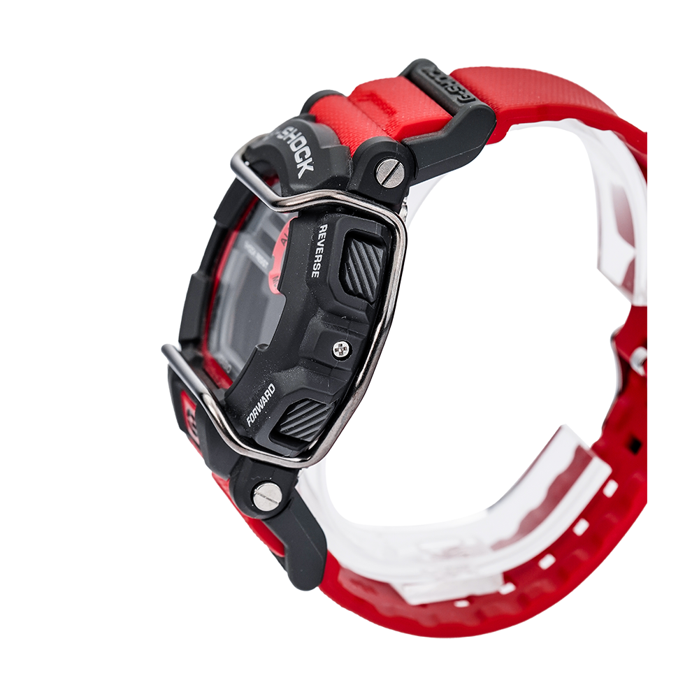 Jam Tangan CASIO G SHOCK GD-400-4D Men Digital Dial Red Resin Band