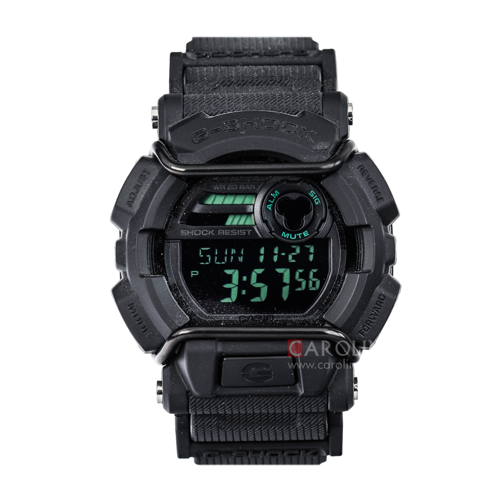 Jam Tangan CASIO G SHOCK GD-400MB-1D Men Digital Dial Black Resin Band