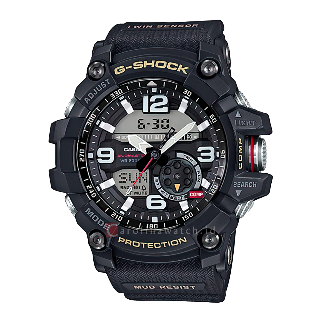 Jam Tangan Casio G-Shock GG-1000-1A Men Master Of G-Land Mudmaster Black Resin Band