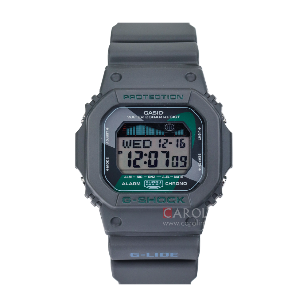 Jam Tangan CASIO G SHOCK G-Lide GLX-5600VH-1D Men Digital Dial Black Resin Band