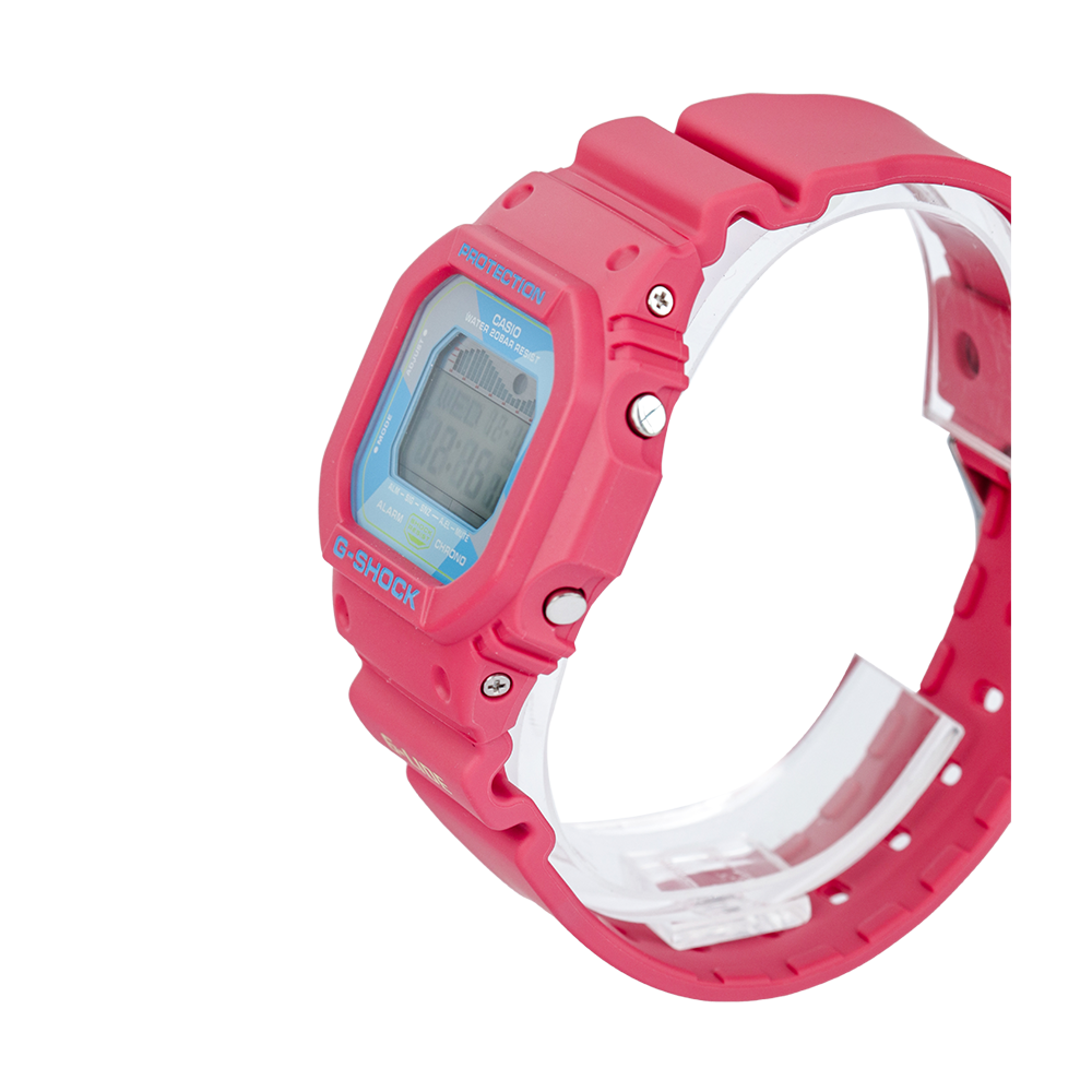 Jam Tangan CASIO G SHOCK G-Lide GLX-5600VH-4D Men Digital Dial Pink Resin Band