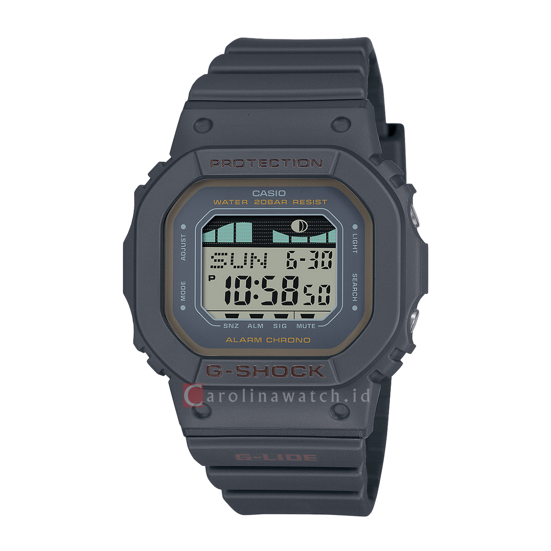 Jam Tangan Casio G-Shock G-Lide GLX-S5600-1D Women Digital Dial Grey Resin Band