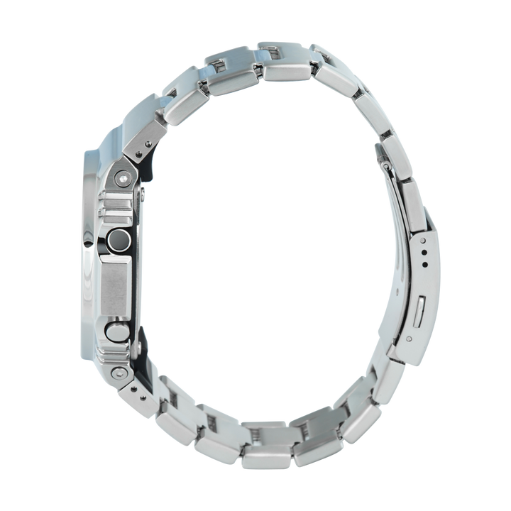 Jam Tangan Casio G SHOCK GM-2110D-3A1 Men Green Digital Analog Dial Stainless Steel Band