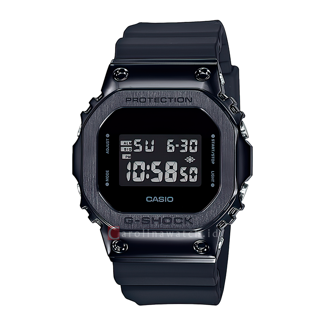 Jam Tangan CASIO G SHOCK GM-5600B-1D Men Digital Dial Black Resin Band