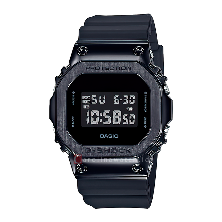 Jam Tangan CASIO G SHOCK GM-5600B-1D Men Digital Dial Black Resin Band