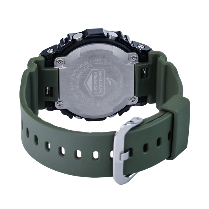 Jam Tangan CASIO G SHOCK GM-5600B-3D Men Digital Dial Green Resin Band