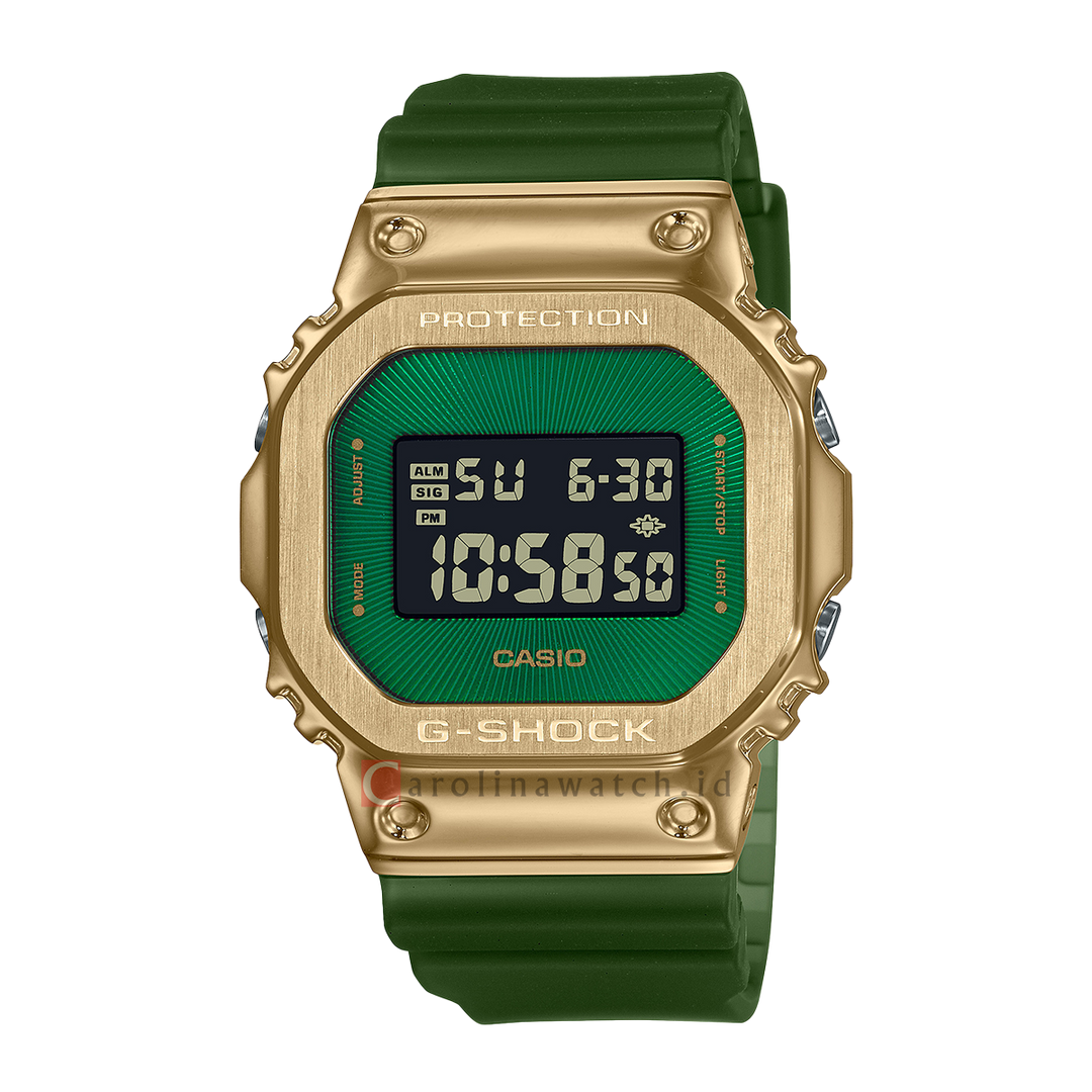 Jam Tangan Casio G-Shock GM-5600CL-3D Men Classy Off-Road Series Digital Dial Transparent Green Resin Band