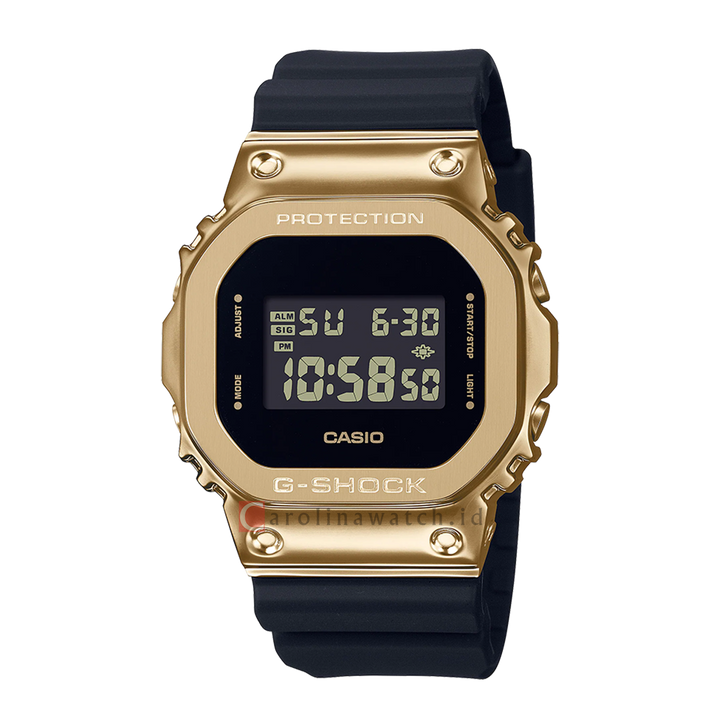 Jam Tangan CASIO G SHOCK GM-5600G-9D Men Digital Dial Black Resin Band