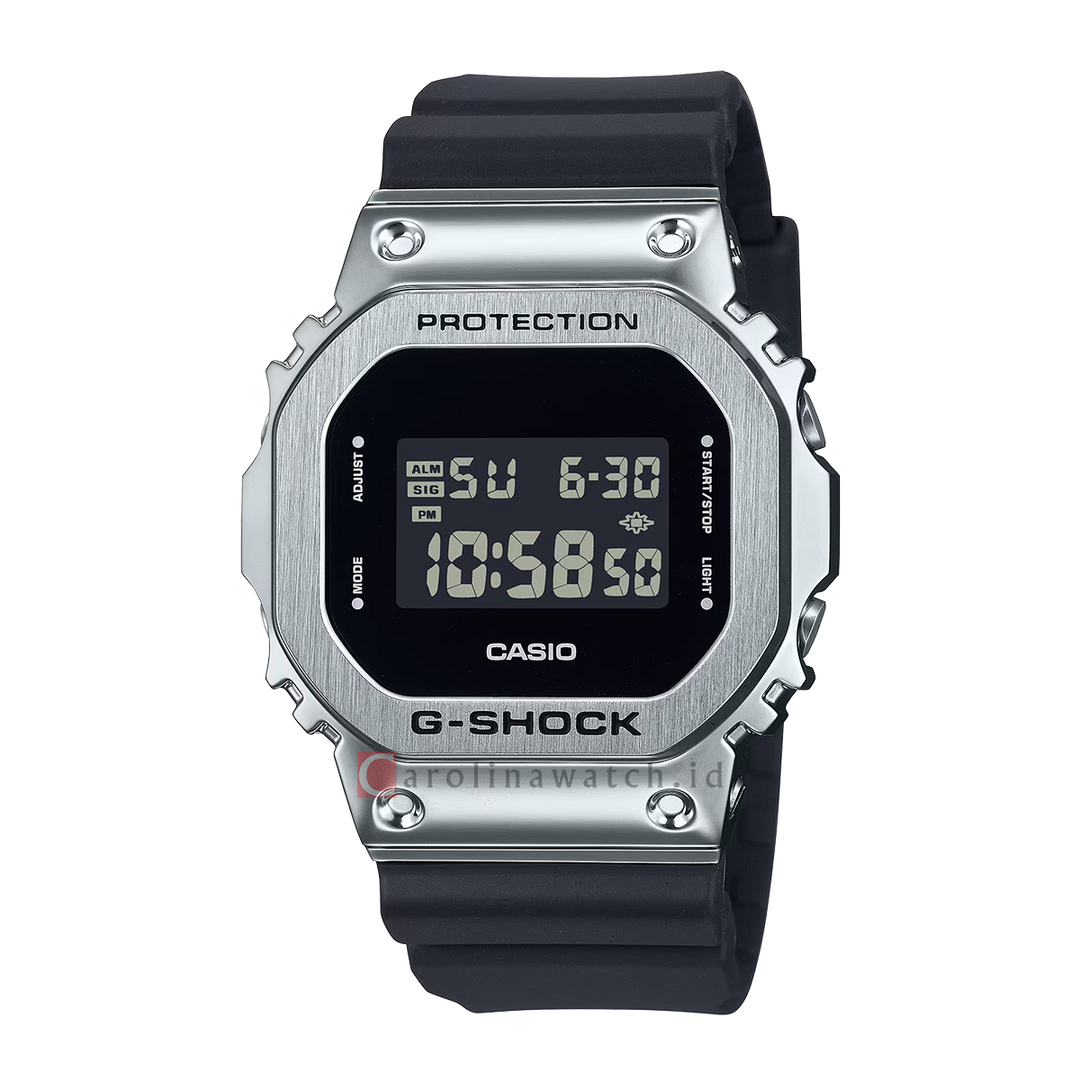 Jam Tangan CASIO G SHOCK GM-5600U-1D Men Digital Dial Black Resin Band