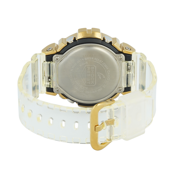 Jam Tangan Casio G-Shock GM-6900SG-9D Men Digital Dial Transparent White Resin Band