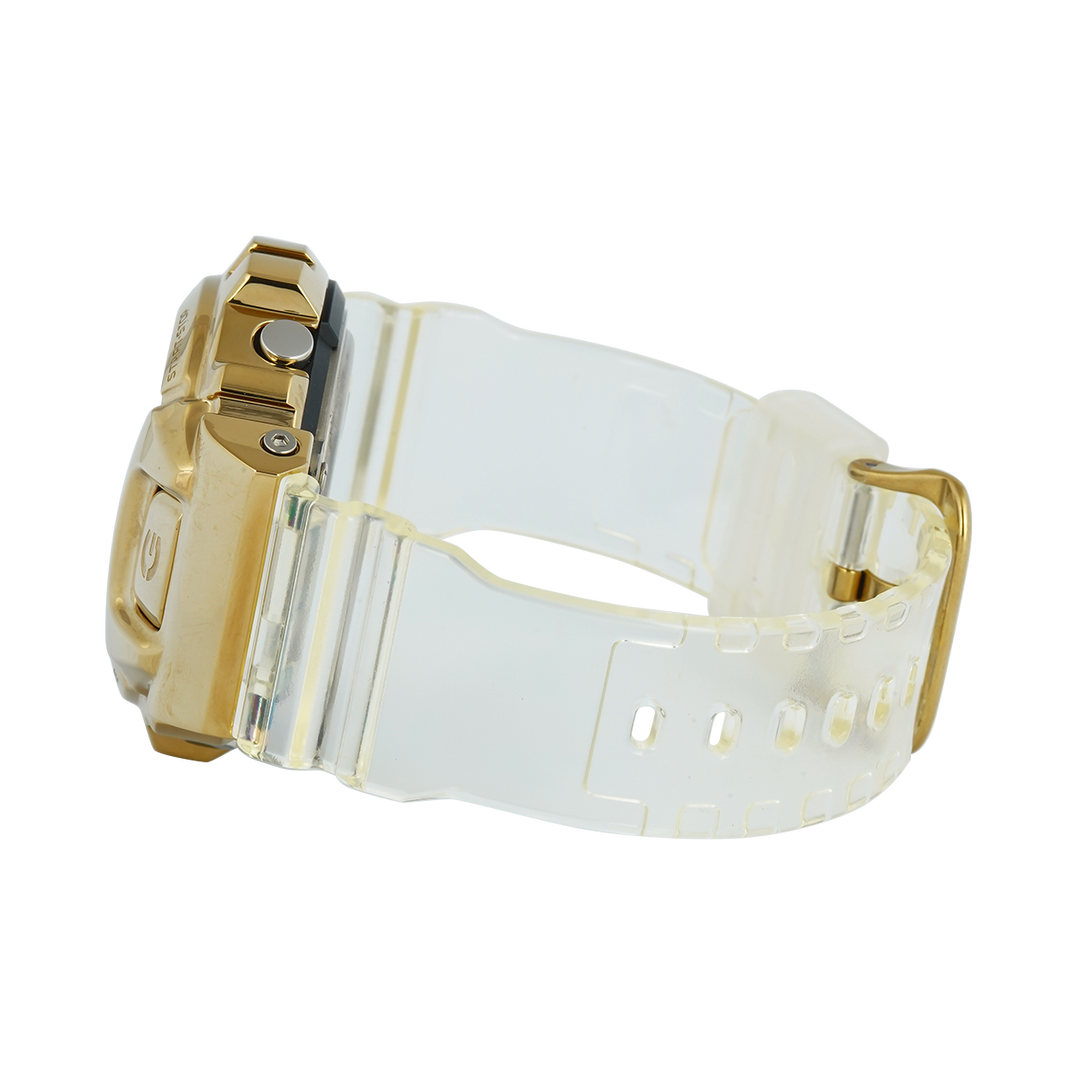Jam Tangan Casio G-Shock GM-6900SG-9D Men Digital Dial Transparent White Resin Band