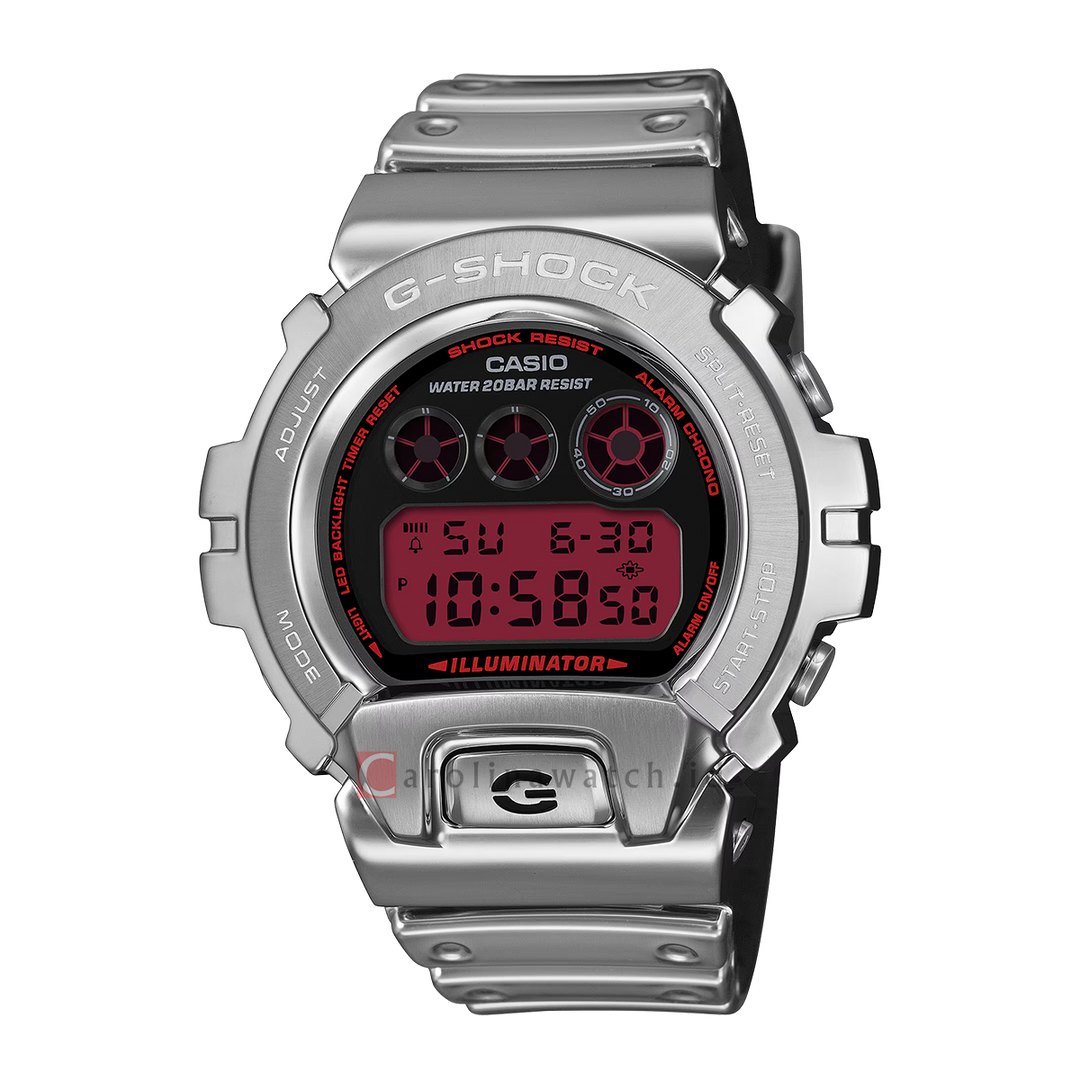 Jam Tangan CASIO G-SHOCK FINE METALLIC SERIES GM-6900YRA-8D Men Digital Dial Tough Silicone Band