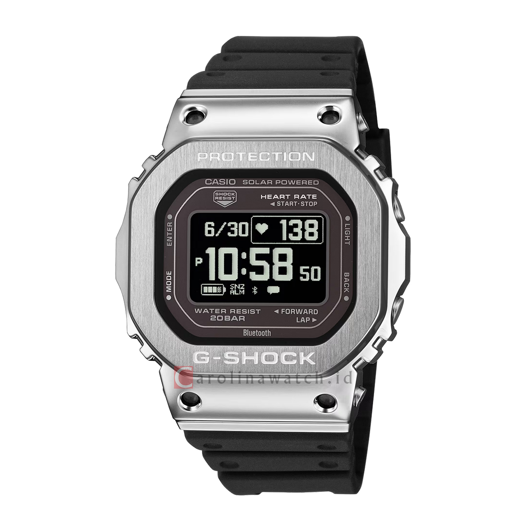 Jam Tangan CASIO G-SHOCK GM-H5600-1D G-SQUAD Men Digital Dial Black Resin Band