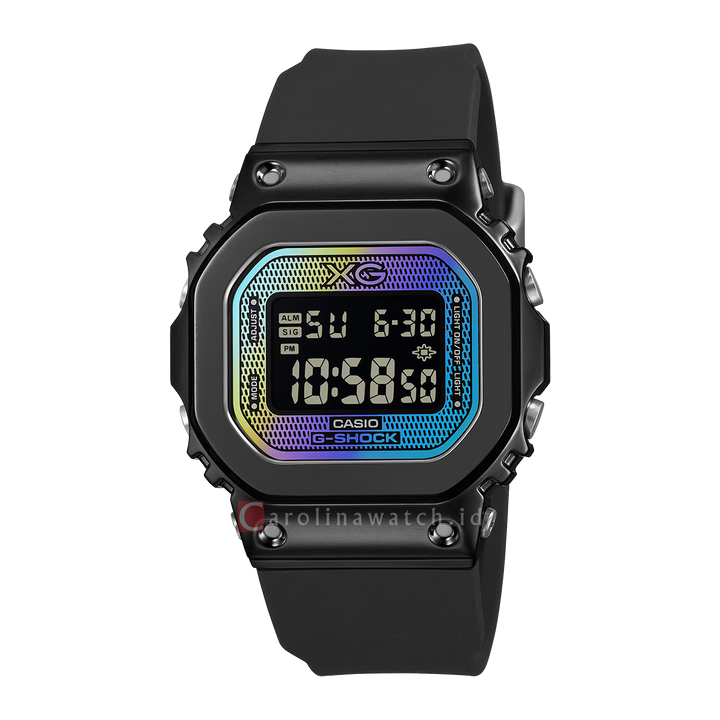 Jam Tangan Casio G-Shock x XG GM-S5600XG-1D Women Digital Dial Black Resin Band