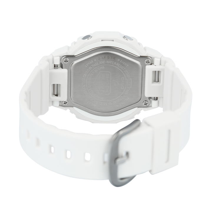 Jam Tangan Casio G-Shock GMA-P2100-7A Women White Digital Analog Dial White Resin Band