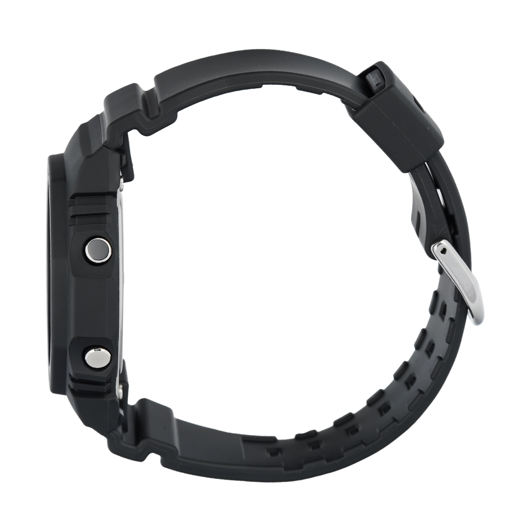 Jam Tangan Casio G-Shock GMA-P2100SA-1A1 Women CasiOak Black Digital Analog Dial Black Resin Band