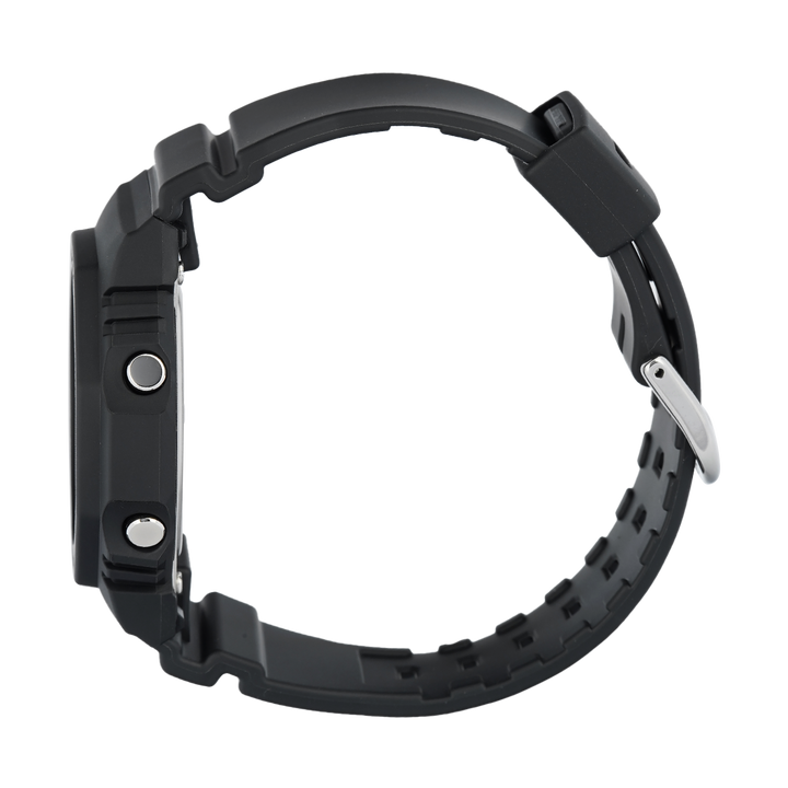 Jam Tangan Casio G-Shock GMA-P2100SA-1A1 Women CasiOak Black Digital Analog Dial Black Resin Band